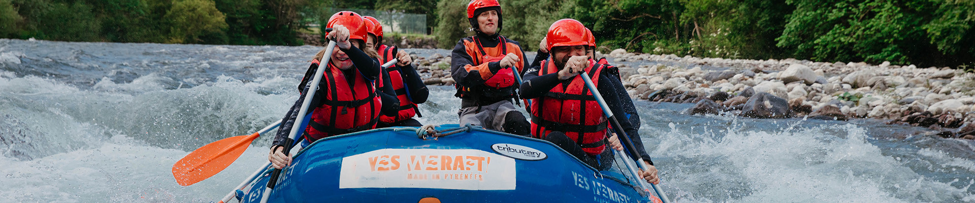 Descente en rafting sur le Gave d'Ossau ©Florian Monot