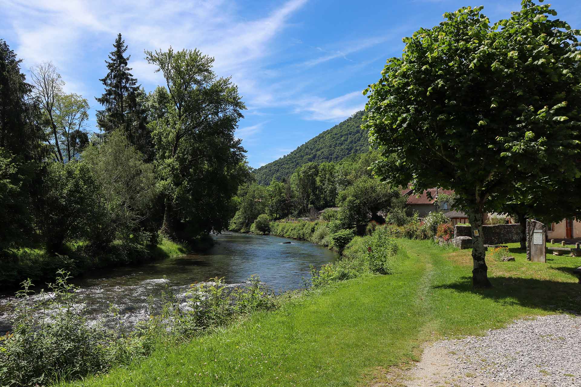 Balade au bord du Gave à Izeste  - &copy; OTVO