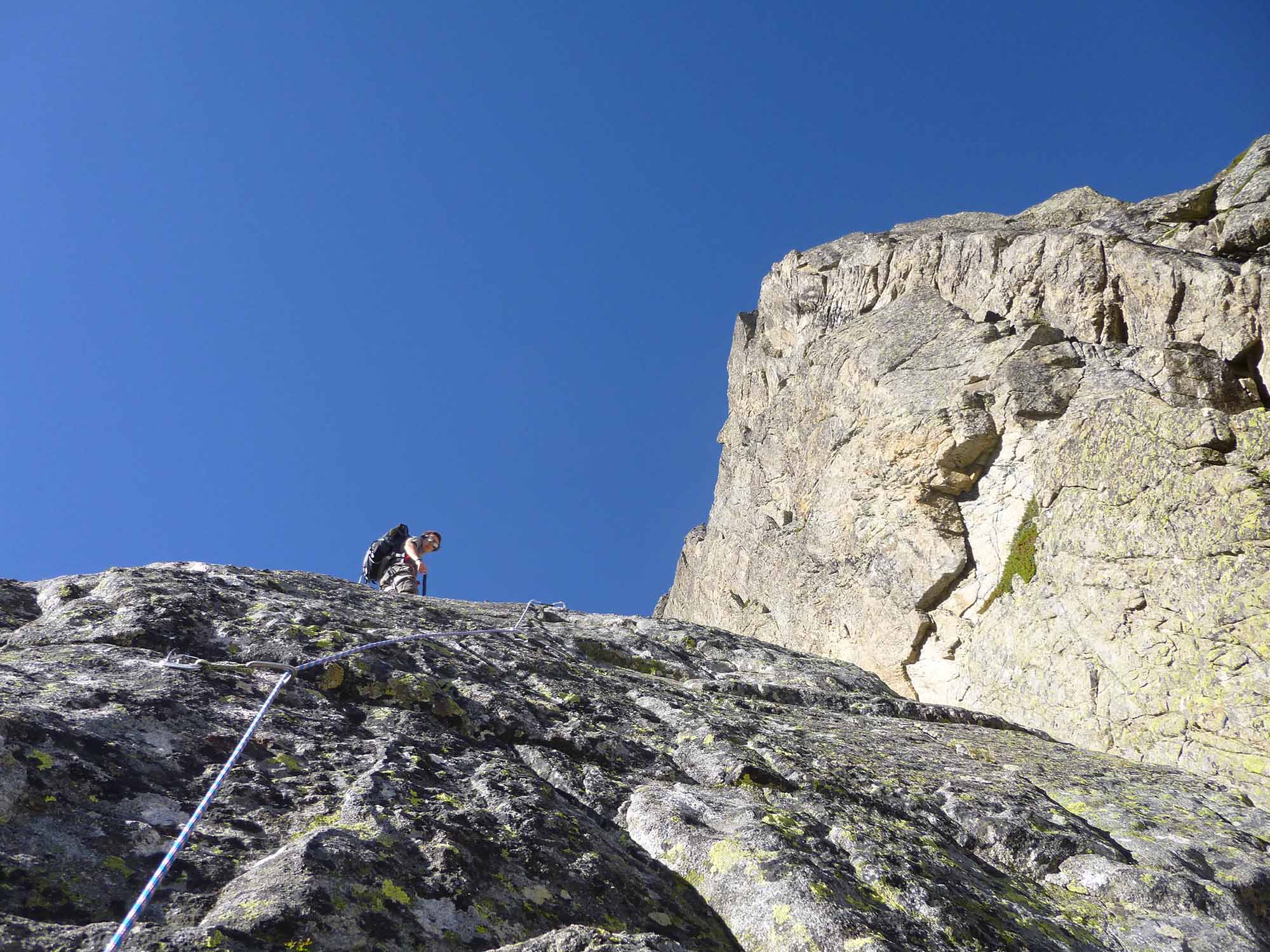 Climbing in Arrémoulit - &copy; P. Mourasse