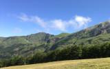 Vue sur Col de Tortes, Arbaze & ligne crêtes