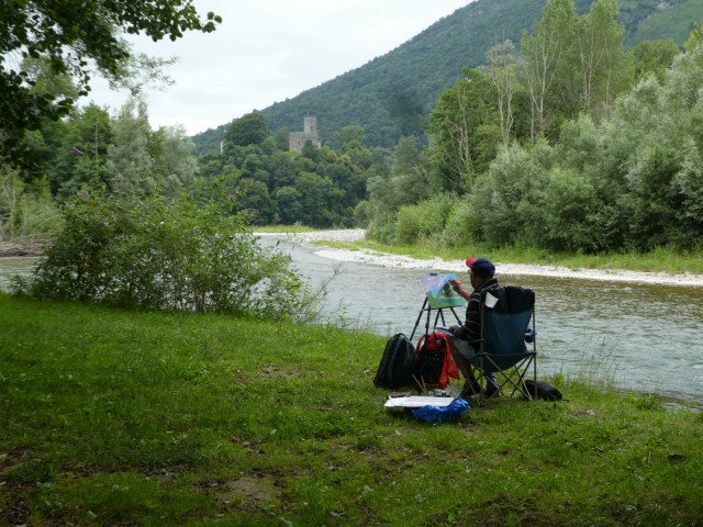 Vue sur la tour Abbadie