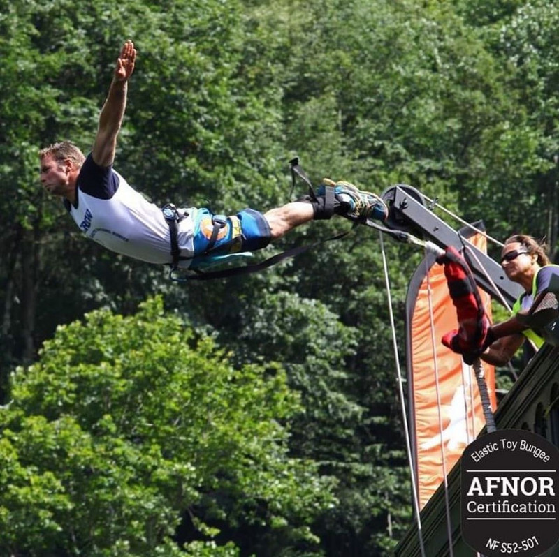 Elastic Crocodil Bungee Pyrenees - saut à l'elastique photo3