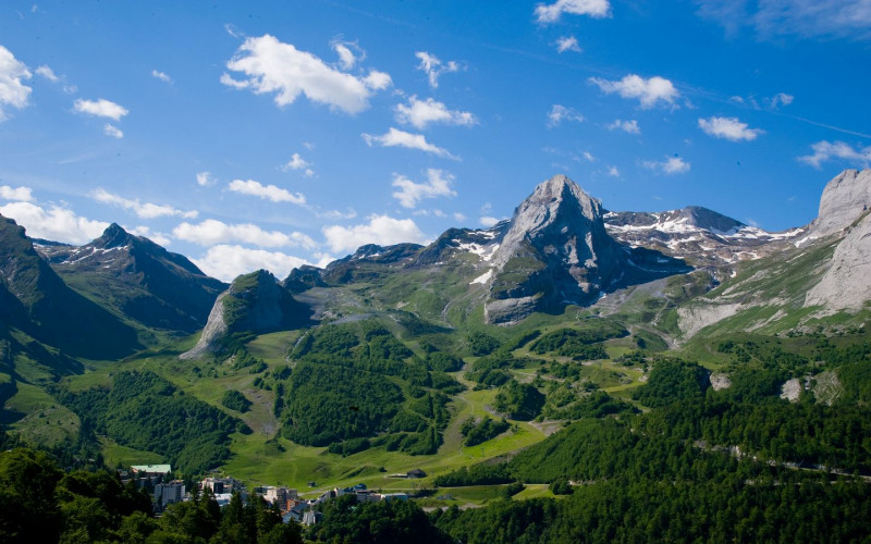 GOURETTE ETE VUE  depuis l'Aubisque