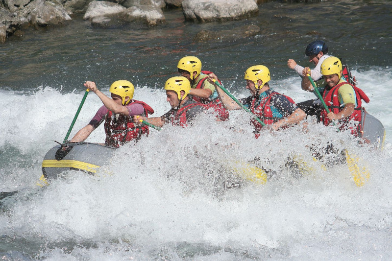 Traqueurs de vagues photo rafting