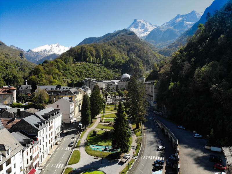 Aerial view of Eaux-Bonnes 