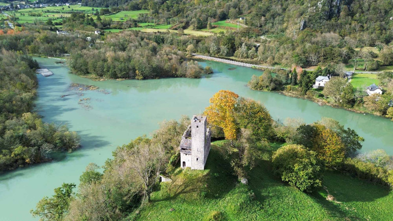 Aerial view of Castet Keep 