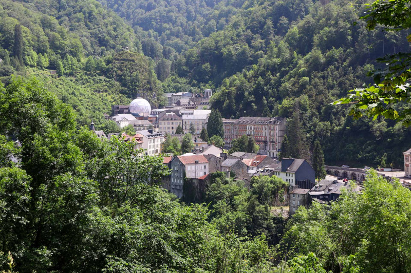 View of the village of Eaux-Bonnes 