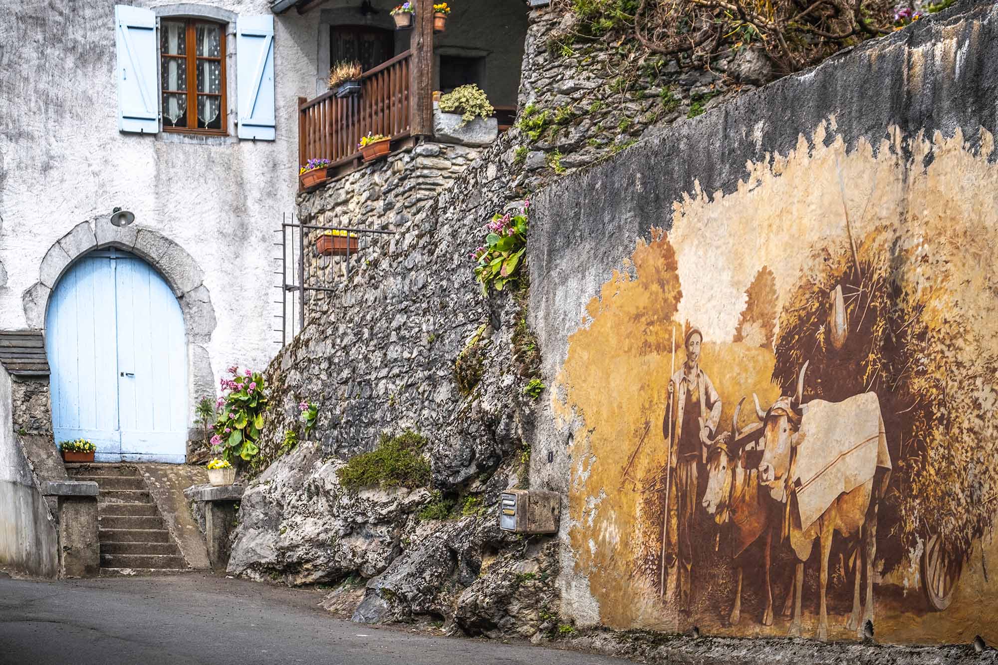 Peinture à Castet  - &copy; Adrien Basse-Cathalinat - Pays-de-Béarn