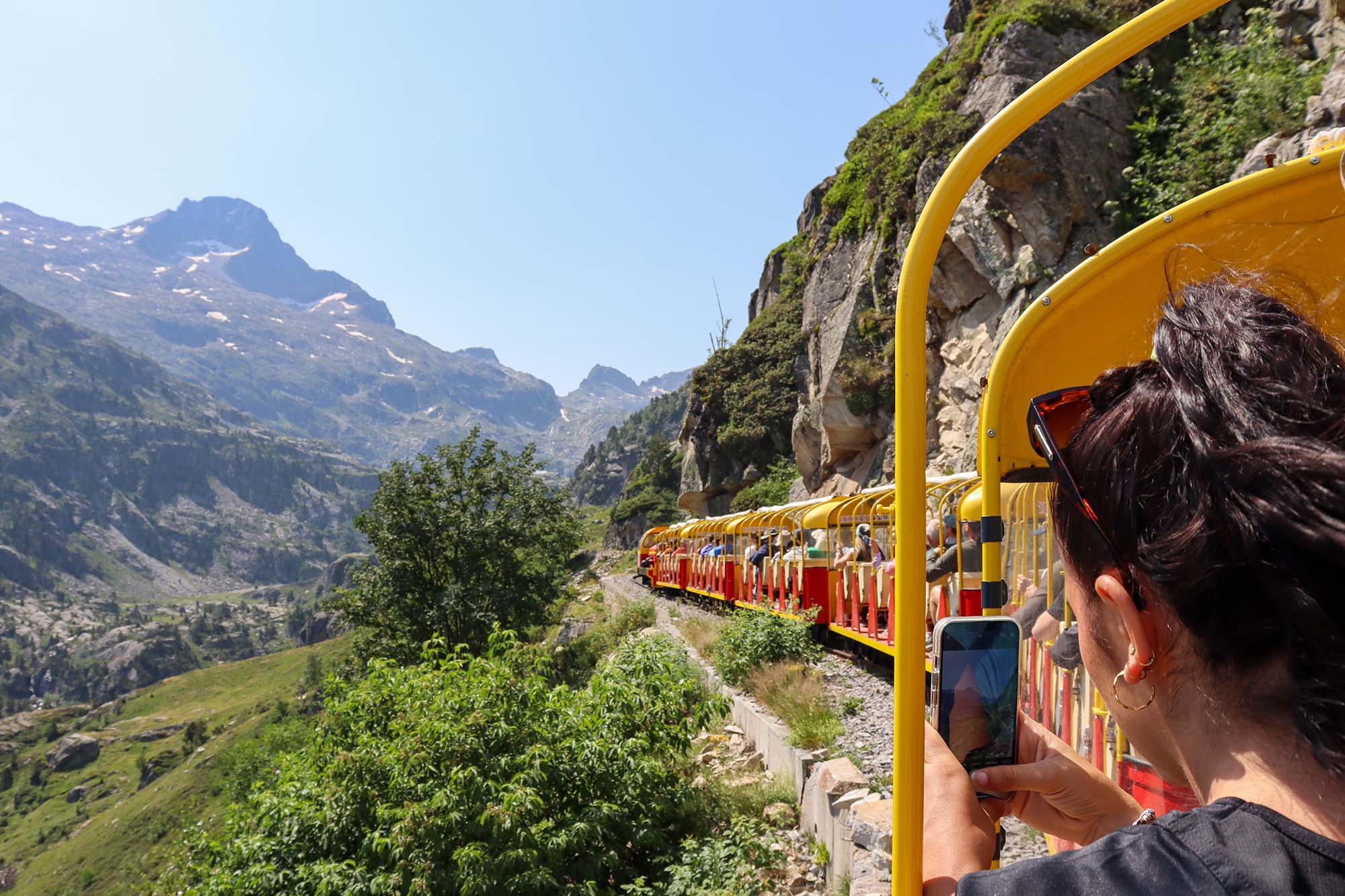 On board the Artouste Train - &copy; OTVO