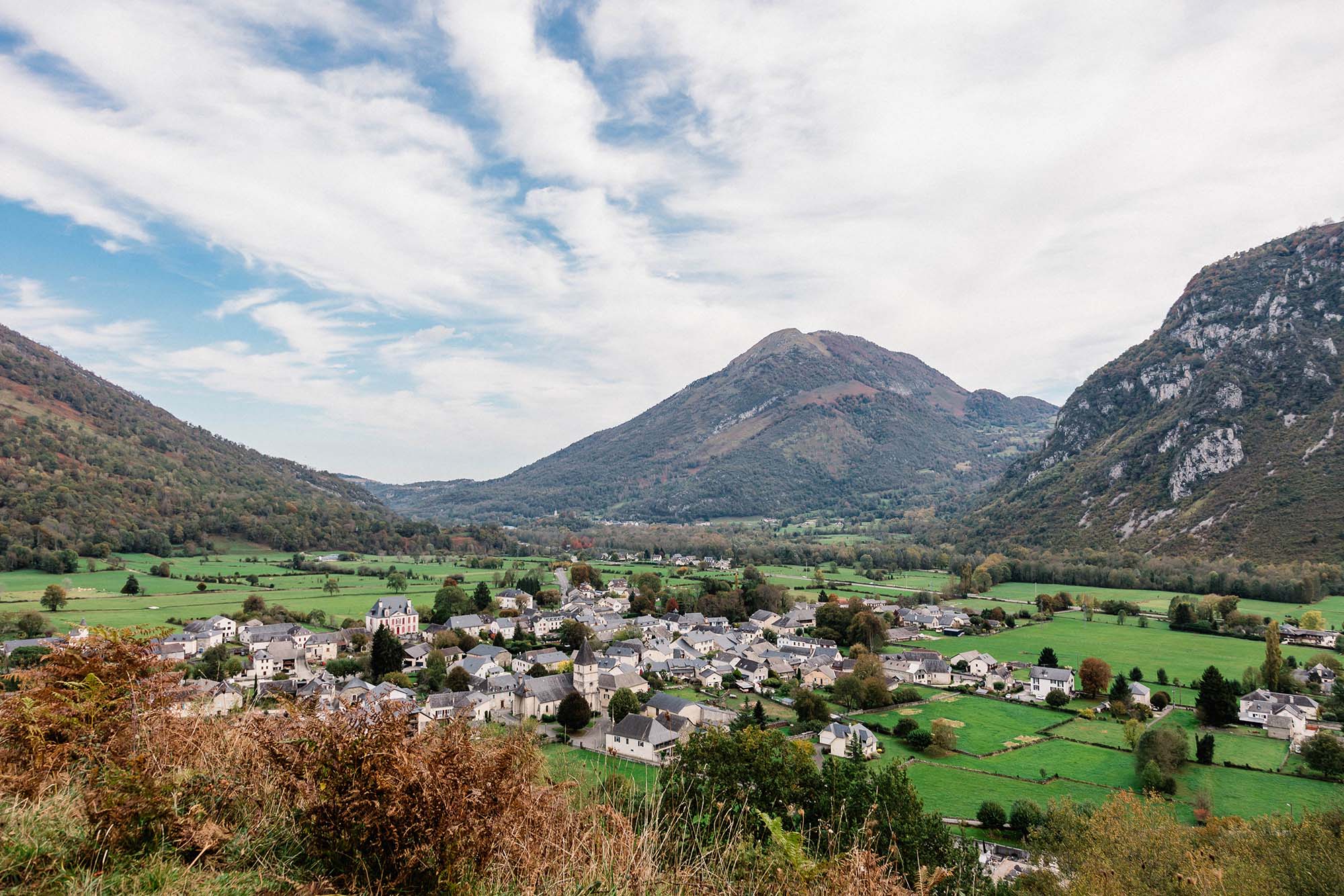 Vista del pueblo de Bielle  - &copy; Sylvain Gardères