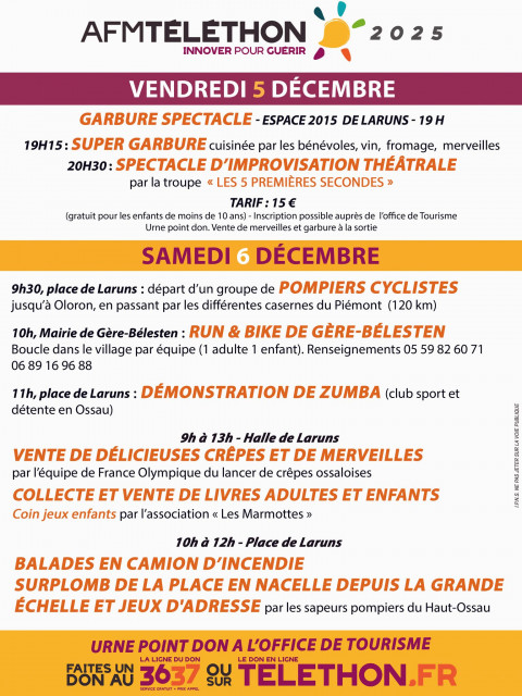 2025 - Affiche Téléthon