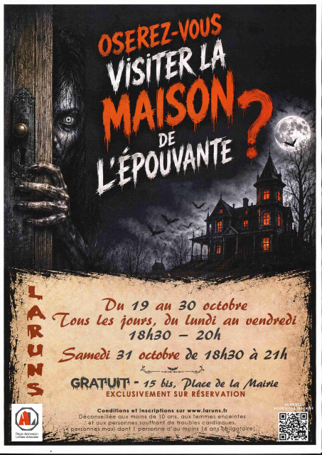 Affiche Maison de l'épouvante