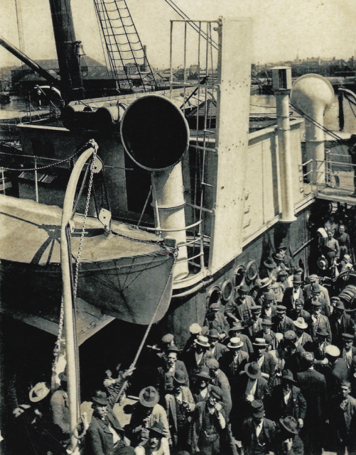 Affiche expo emigration