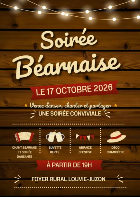 Affiche Soirée Béarnaise