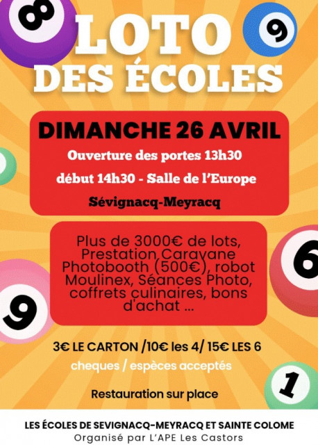 Loto des écoles