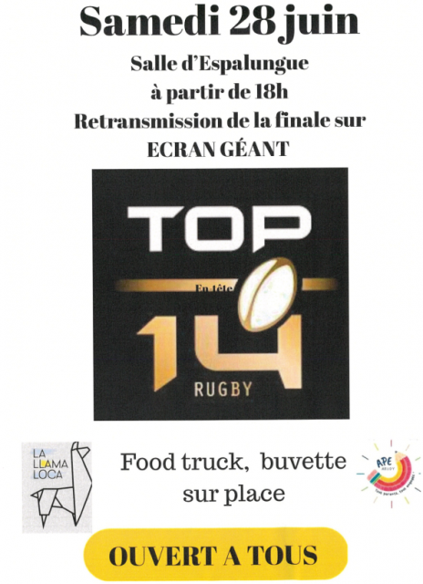 Retransmission finale TOP 14