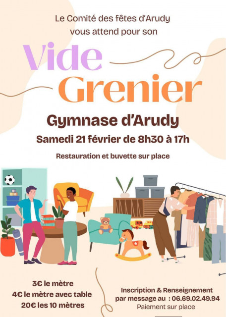 Vide grenier Comité des fêtes