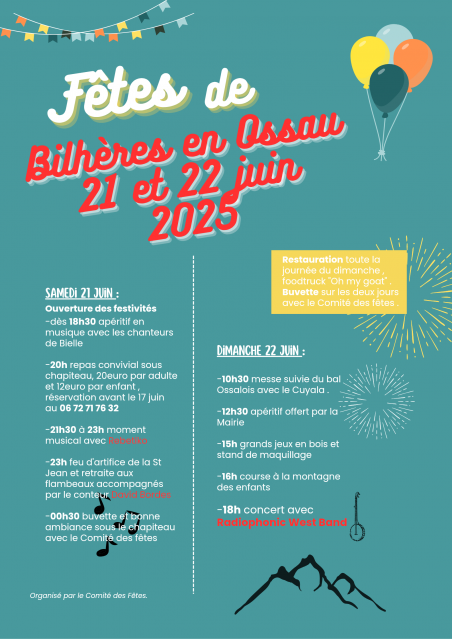 bilheres en fetes 21-22 juin