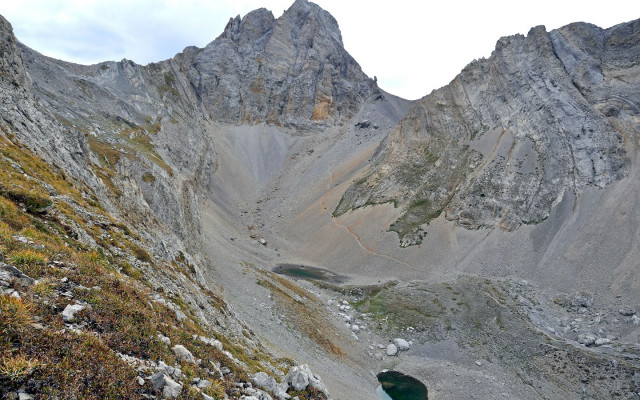 col de Plaa Ségounéplaa Ségouné. pic Amoulat (2594m)©d.fasoli