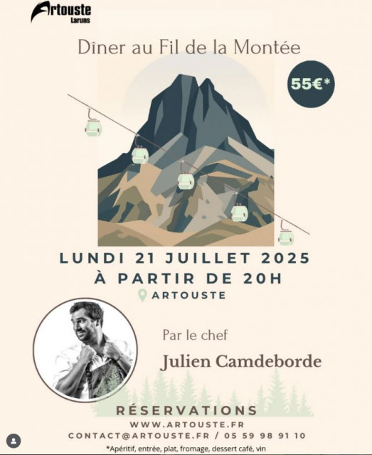 Diner au fil de la montée