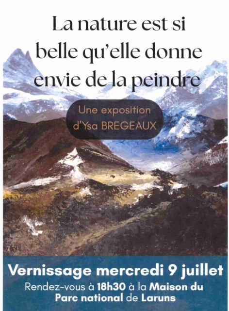 Exposition d'Ysa BREGEAUX
