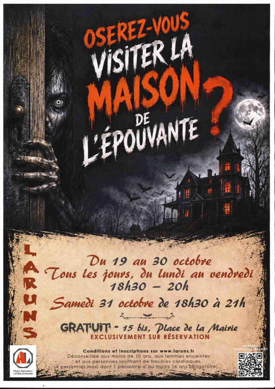 Affiche Maison de l'épouvante