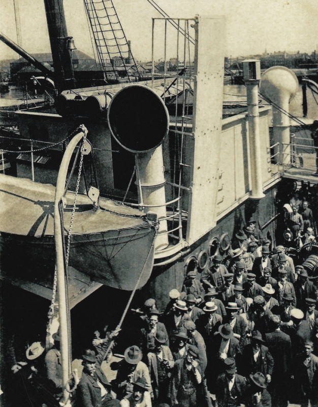 Affiche expo emigration