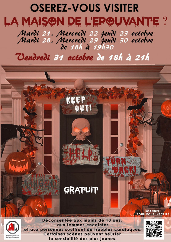 Affiche maison Epouvante