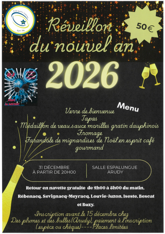 Révéillon nouvel an