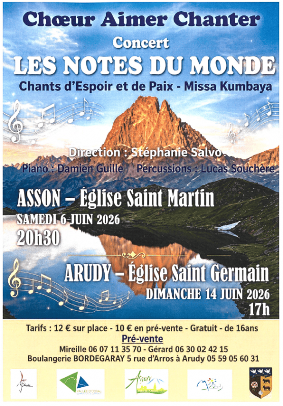 concert aimer chanter