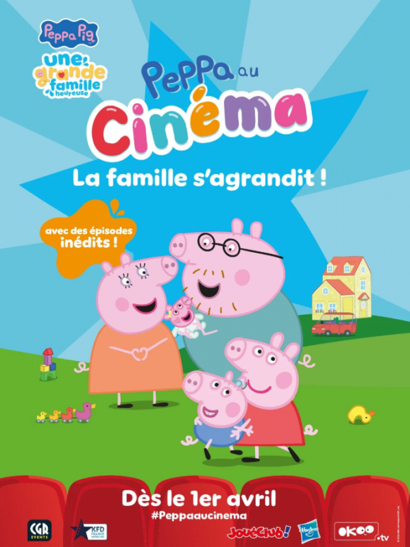 Peppa au cinéma : la famille s'agrandit