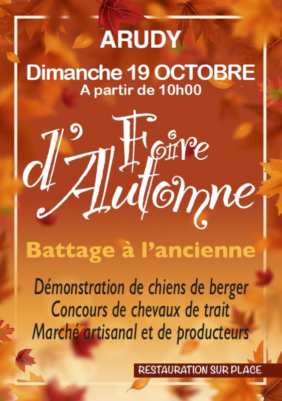 Foire d'Automne d'Arudy 