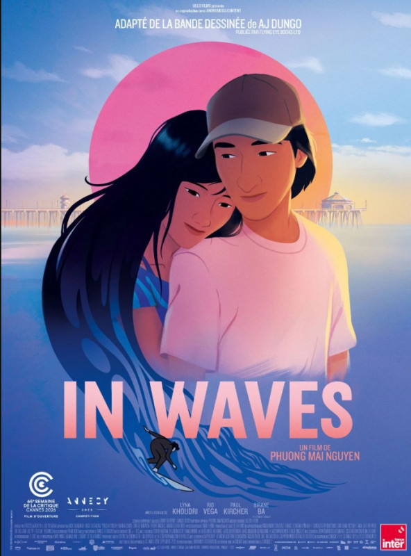 In waves