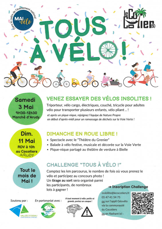 Mai à vélo