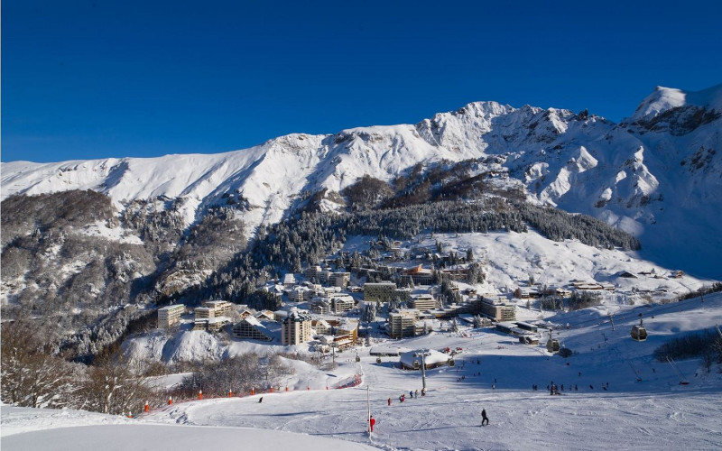 PISTES DE SKI VUE sur la STATION