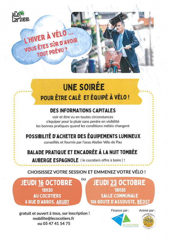 l'hiver à vélo