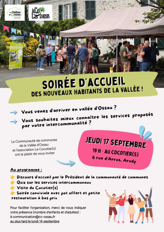 Soirée d'accueil Cocotier(s)